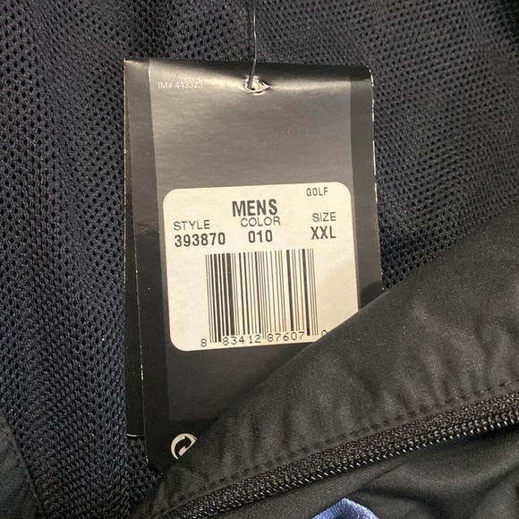 Nike rain wind breaker jacket men XXL black outdoor hiking casual camp - Picture 6 of 11